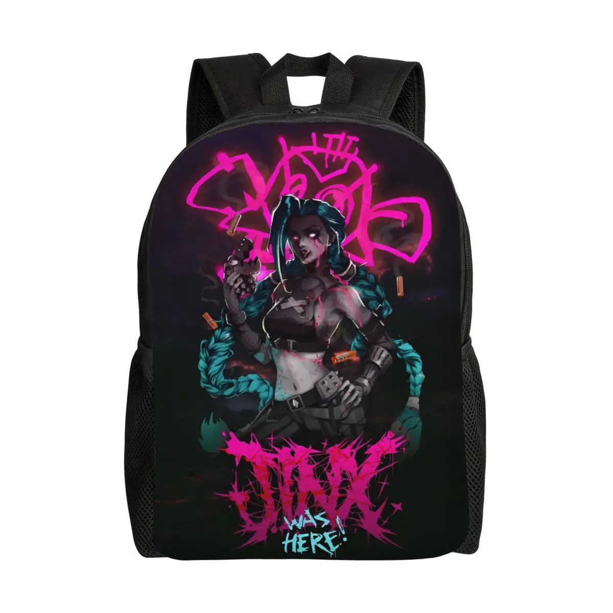 Get Jinxed Arcane Jinx Game Fans Gifts Gaming Kid Backpack for Kids Boys Girls Backpacks Kawaii Preschool Child School Bags