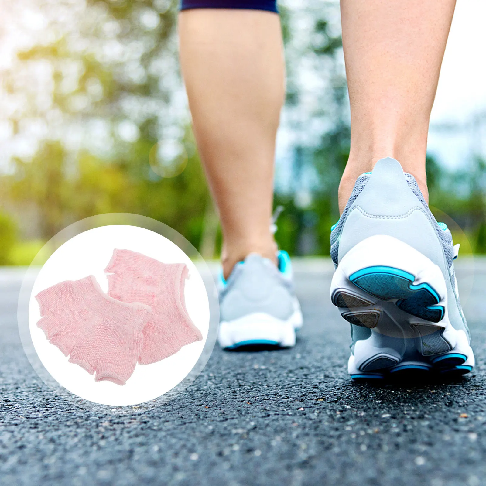 

4 пары женских носков для йоги с открытым носком и пятью пальцами, для защиты передней части стопы, дышащие, влагоотводящие, нескользящие, полуневидимые