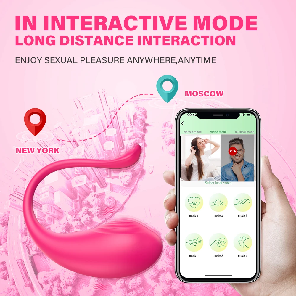 Lange Afstand Controle App Controle Vagina Ballen Draagbare Bluetooth App Vibrator Voor Vrouwen G-Spot Vibrators Seksspeeltjes Vibrerend Ei