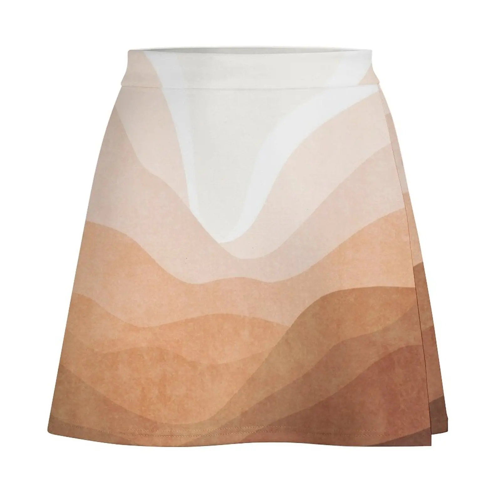 Warm mountain landscape in terracotta and pink Mini Skirt skirts for womens 2026 korean style skirt Mini Skirt