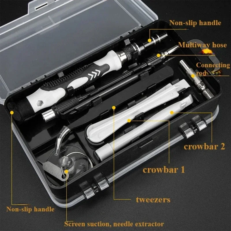 مفك براغي 115 في 1 متعدد الوظائف، مجموعة مغناطيسية عالية الصلابة مناسبة لإصلاح أدوات الكمبيوتر المحمولة للهاتف المحمول #3