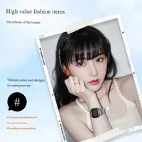 Auriculares clásicos Retro inalámbricos con Bluetooth, cascos de música estéreo HiFi con micrófono, espacio envuelto alrededor para niña, ropa para la cabeza pequeña