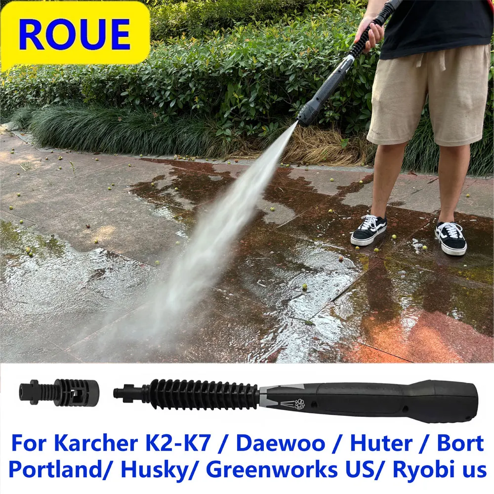 

Подходит для Karcher K2-K7, старых Bosch/Greenworks US/Husky/Portland/некоторые Hammer Flex/Portland/Ryobi Сменные насадки для автомойки высокого давления в США.