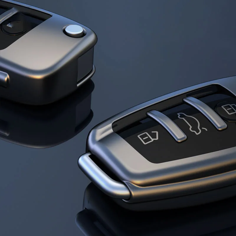 Weiche TPU Auto Schlüssel Fall Abdeckung Halter für Audi A1 A3 A6 A6L Q2 Q3 Q7 TTS R8 S6 RS3 Schlüssel Schutz Shell Fob Auto Zubehör – Detail 5