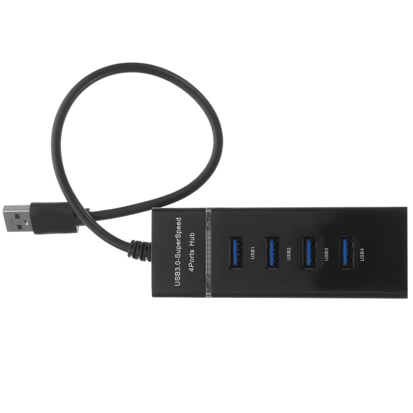 

1Pcs 4 Ports Usb3.0 Hub High Speed 5gbps Data Transfer Compact Lightweight Plug and Play Compatible with USB 1.1 No Driver