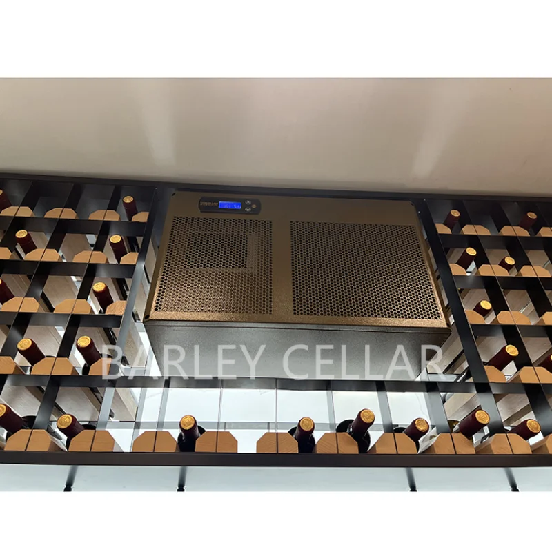benutzerdefinierte.BARLEY Keller 2026 Neues Design Display Weinkeller Wand mit Lüfter Kühlsystem