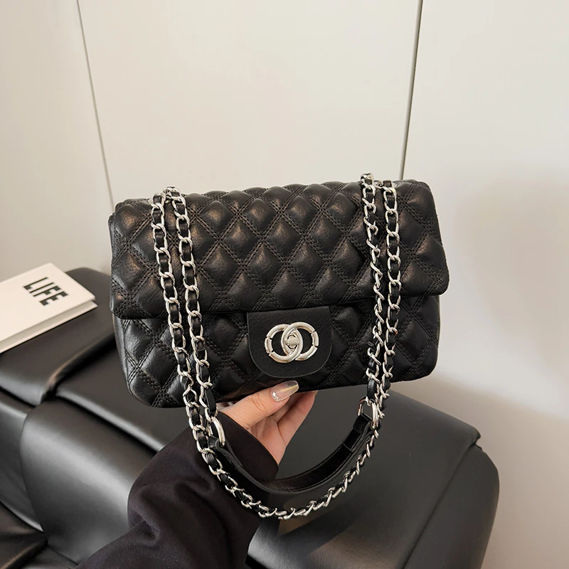 

Designer Casual Crossbody Tote Bag - Chic Solid Color Handbag With Parisian Vintage Charm & Function