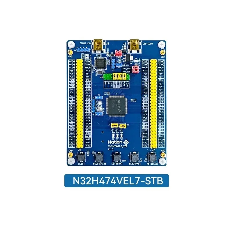 VoltSN32H474 Development Board N32H474VEL7 Evaluation Board Onboard NS-LINK Online Debugging