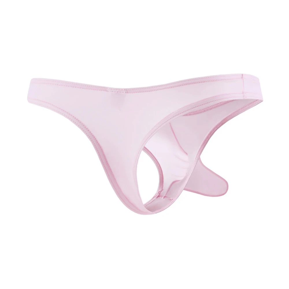 

Clothes Men Briefs Low Rise Panties Sexy Shorts Smooth T-Back Thong Translucent Underpants Breathable Underwear