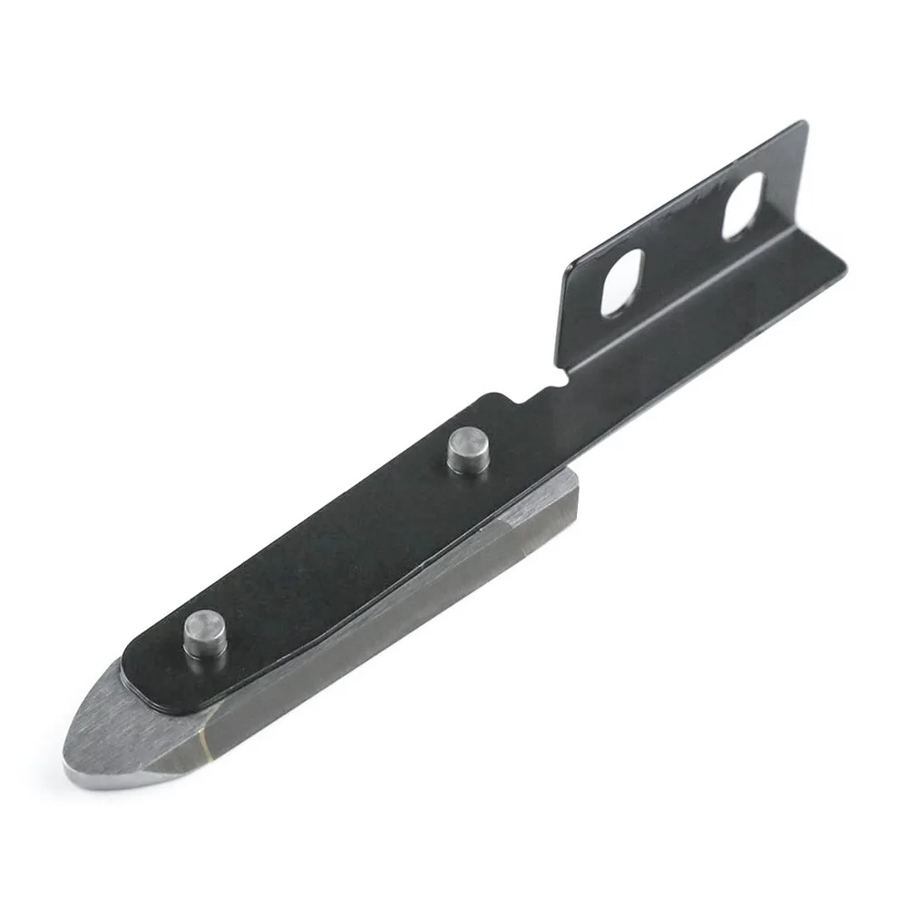 #KE027-3 Lower Blade Knife ASM. Fit Cloth Fabric End Cutter Machines SULEE ST260, ST360, GEMSY, DAYANG (2 PCS)