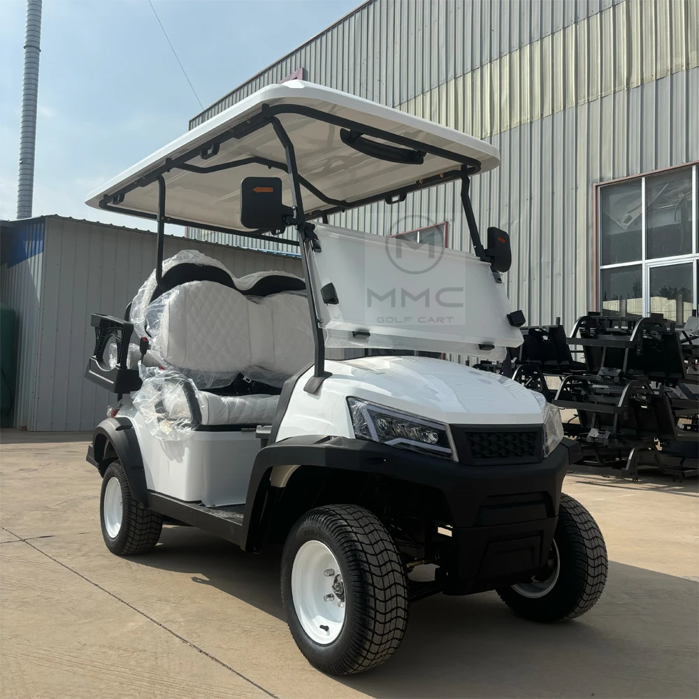Factory OEM High-end 4-seater Electric Golf Cart Amusement Park Reception Vehicle Electric Stroller Beach Buggy Golf Carts