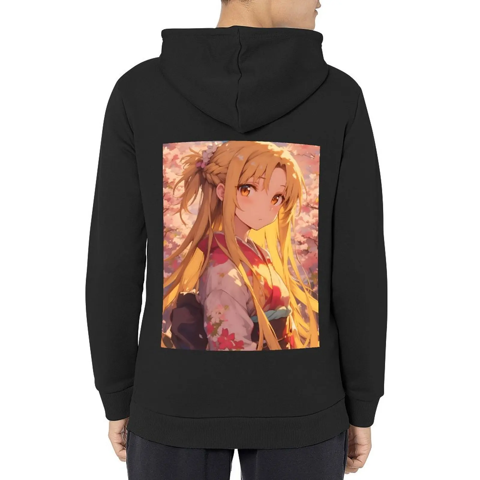 

Asuna - SAO 10 Hoodie anime clothing aesthetic clothing men's winter sweater men clothes oversized hoodie