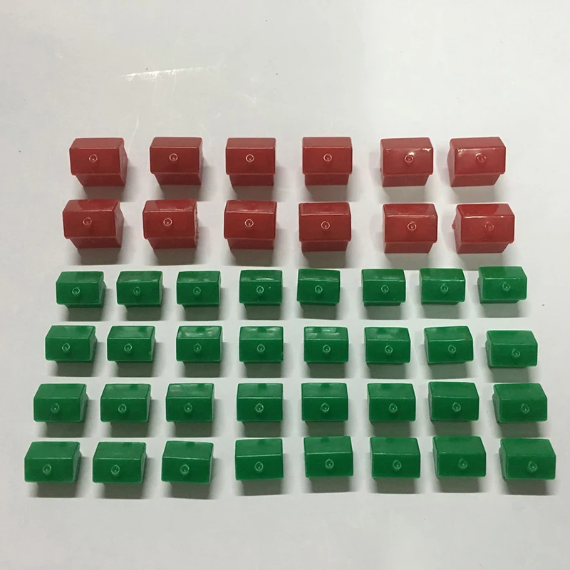 Y New PS Game Chess House Hostel Supplement Pack Of Chess Game Accessories Red Green About 25g