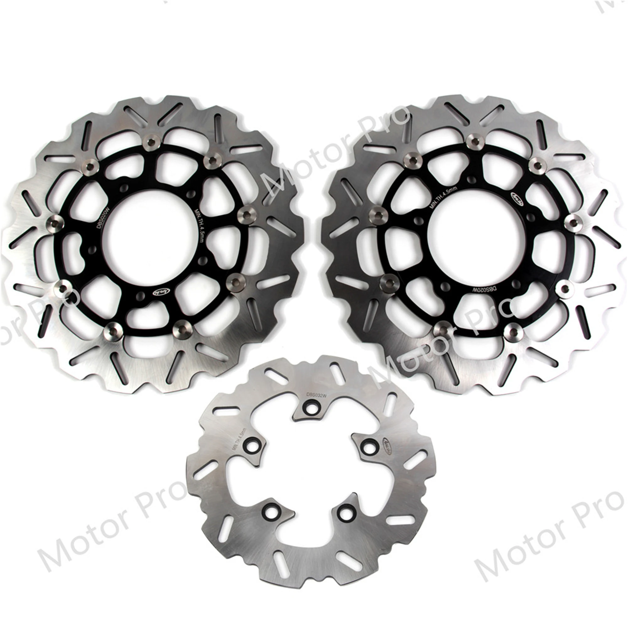 For Suzuki GSX-R 600 750 2006 2007 CNC Front Rear Brake Disc Floating Brake Disk Motorcycle Brake Disk Rotor GSXR600 GSXR750