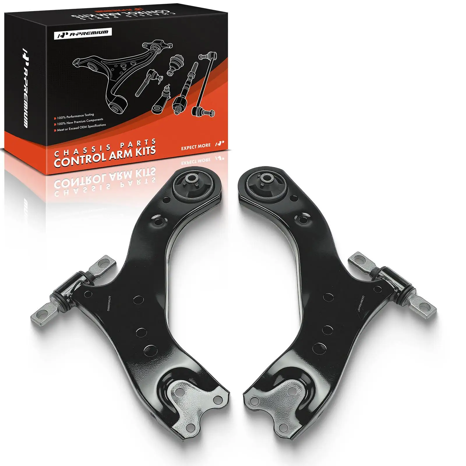 A-Premium 2x Front Lower Side Control Arm for Toyota Camry 2018-2024 Lexus ES250 2021-2024 ES350 2020-2024 ES300h 2019-2024