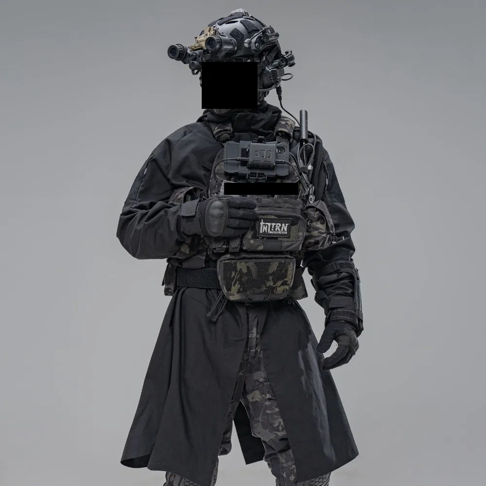 

Промышленная боевая куртка BAC 2.0: удлиненная рубашка свободного кроя, пальто А-силуэта, ветровка