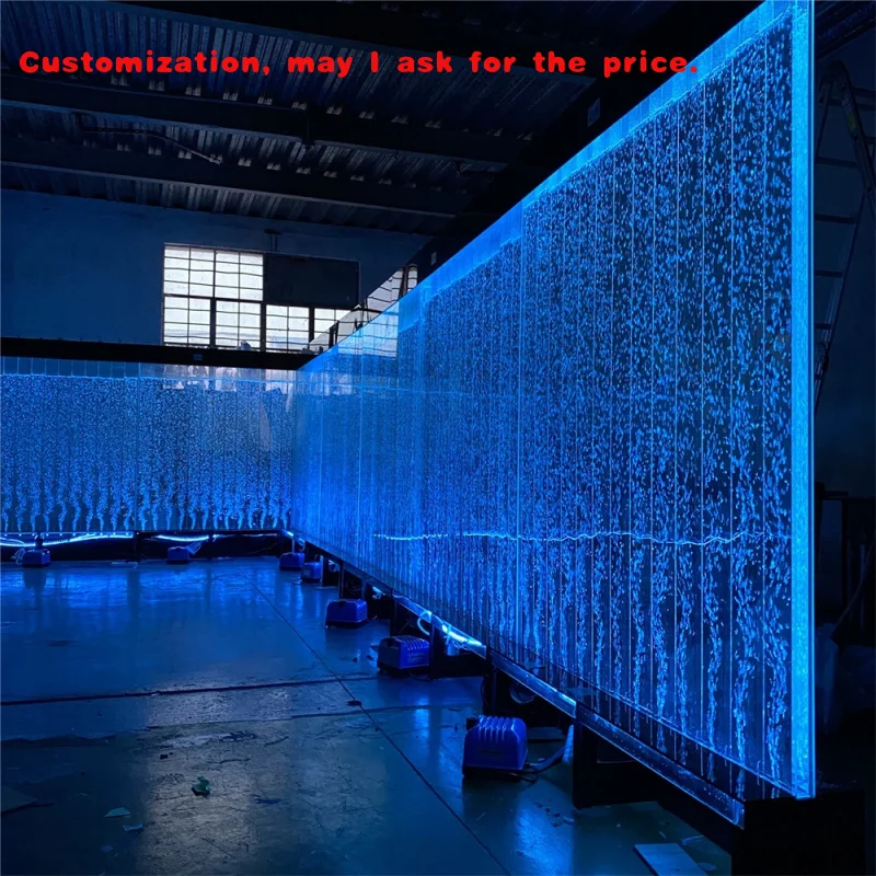 

custom.Aquarium Bubble Wall Panel Interior Led Lighting Aquariums