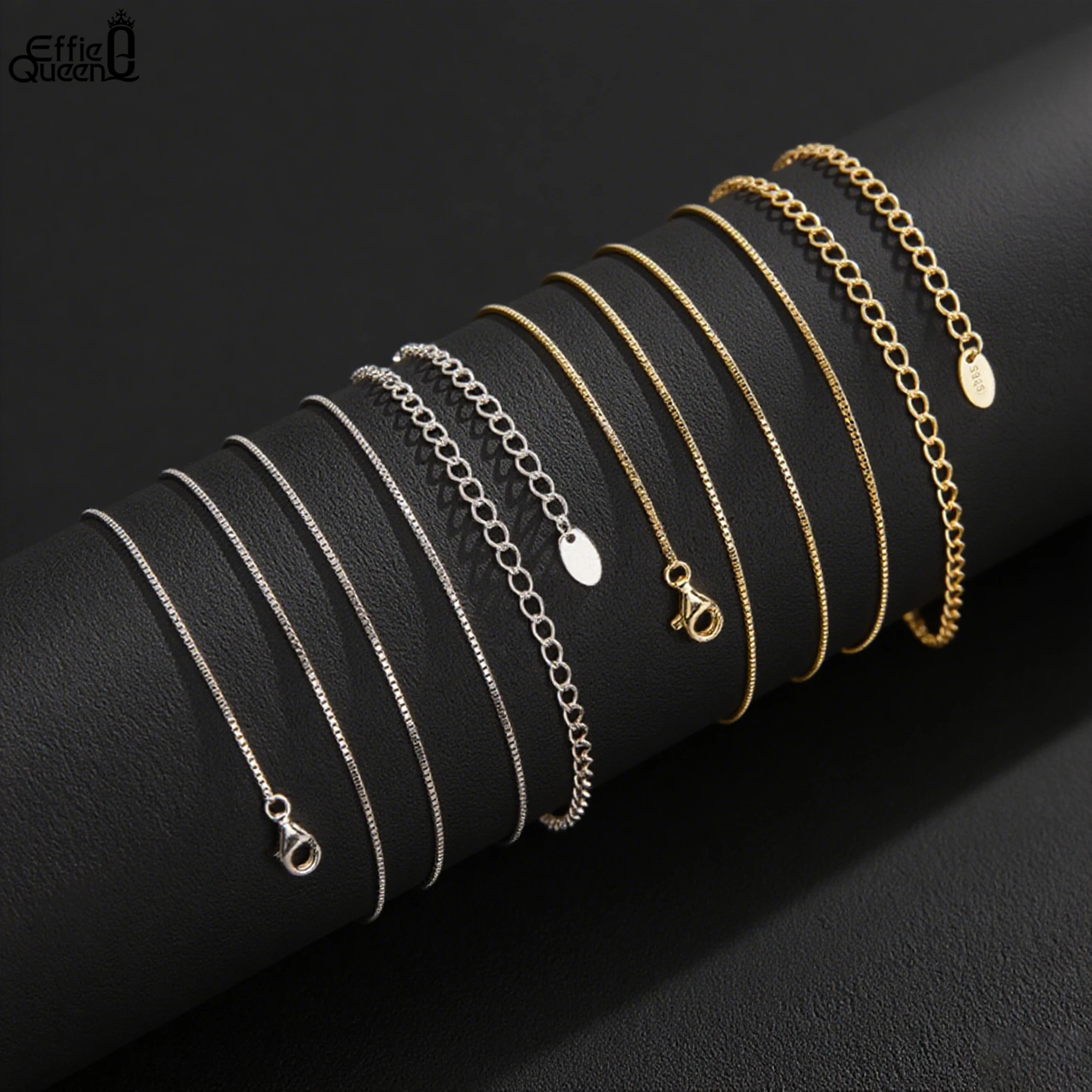 

Effie Queen 14K Gold Waist Chains for Women O-Chains & Zircon Summer Beach Adjustable 925 Sterling Silver Body Belly Chain CW01