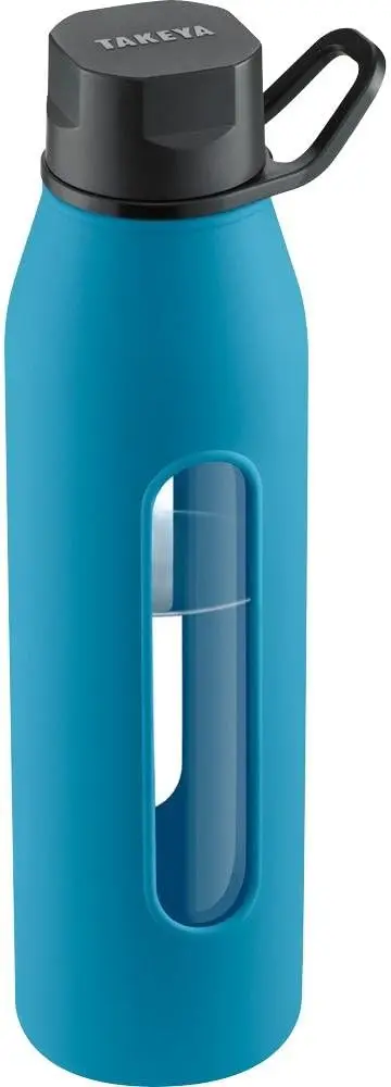 

Classic Glass Water Bottle with Silicone Sleeve, 22 oz., Cobalt