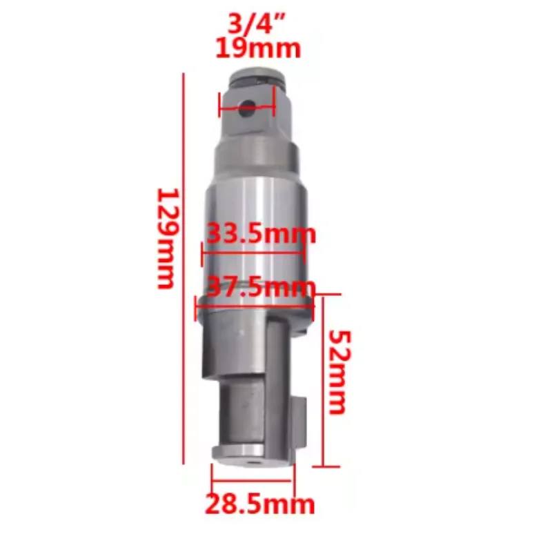 1/2 3/4 1 "Inci Alat Pneumatik Kunci Impact Udara Suku Cadang Perbaikan Blok Palu Sumbu Poros Driver Anvil