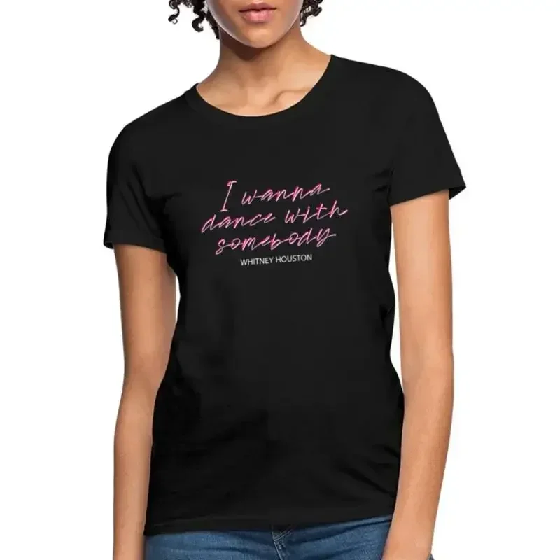 Whitney Houston I Wanna Dance With Somebody Women's T Shirt