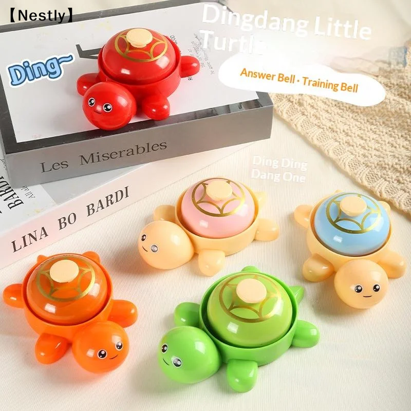 Turtle Themed Call Bells Press Answer Bell Mini Hand Call Bell Cute Desktop Toy Reward Game Bell For Home Restaurant Party〔Nest〕