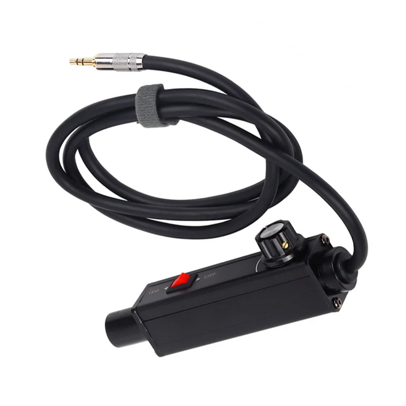 

A25P 3.5Mm To XLR Audio Isolator Audio Common Ground Current Sound Elimination Noise Reduction Mixer Volume Adjustment