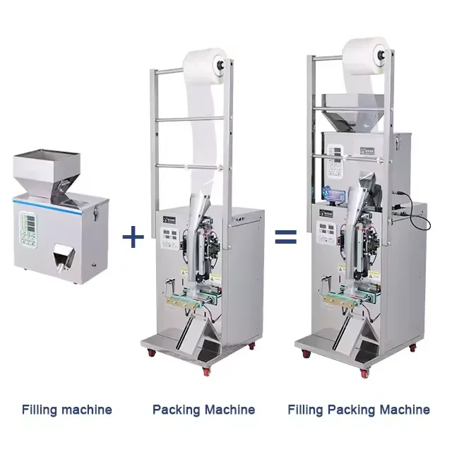 10-500G granule tea nut bag packing automatic electric back sealing packaging machine