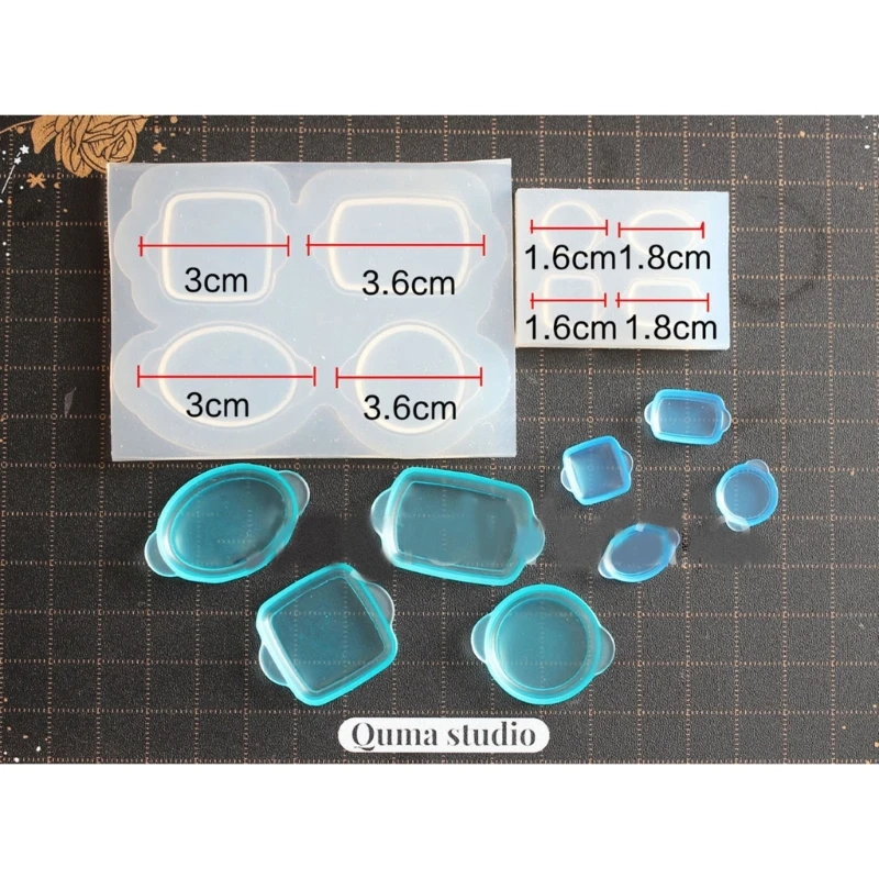 3D Mini Tablett Süßigkeiten Dosen Form handgemachte Ornament Silikon Form DIY Handwerk Werkzeug