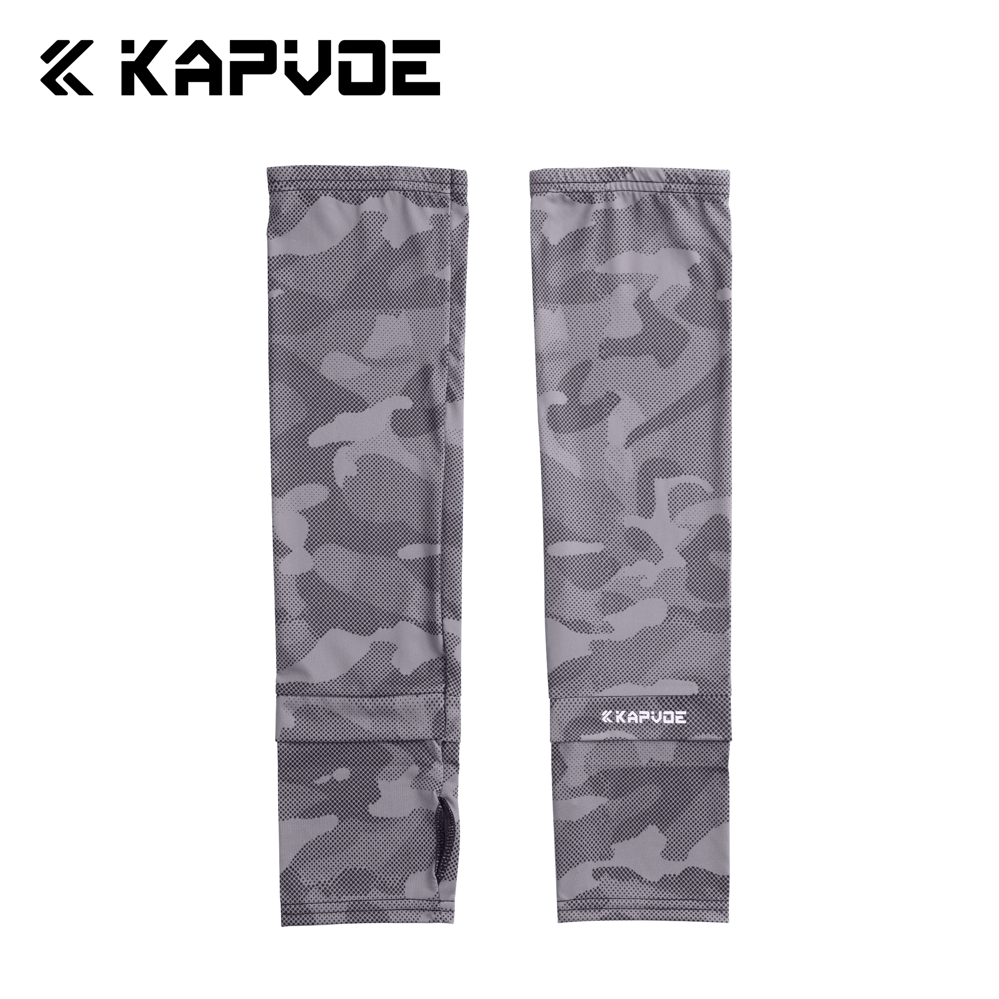 Kapvoe アイス吸汗速乾 サイクリング 釣り ランニング ハイキング メンズ 軽量 サイクリングスリーブ 通気性 冷感 スポーツスリーブ