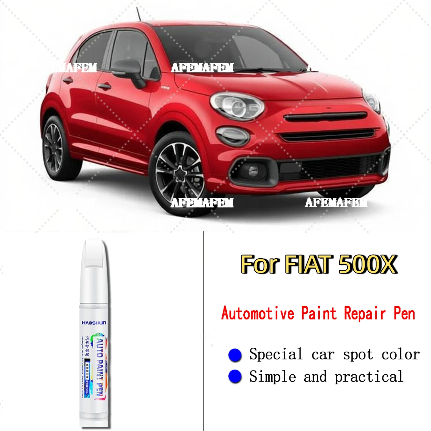 For FIAT 500X Professional Paint Touch Up Pen Restores Original Factory Paint Finish, Enhances Gloss & New Car Shine Effectively