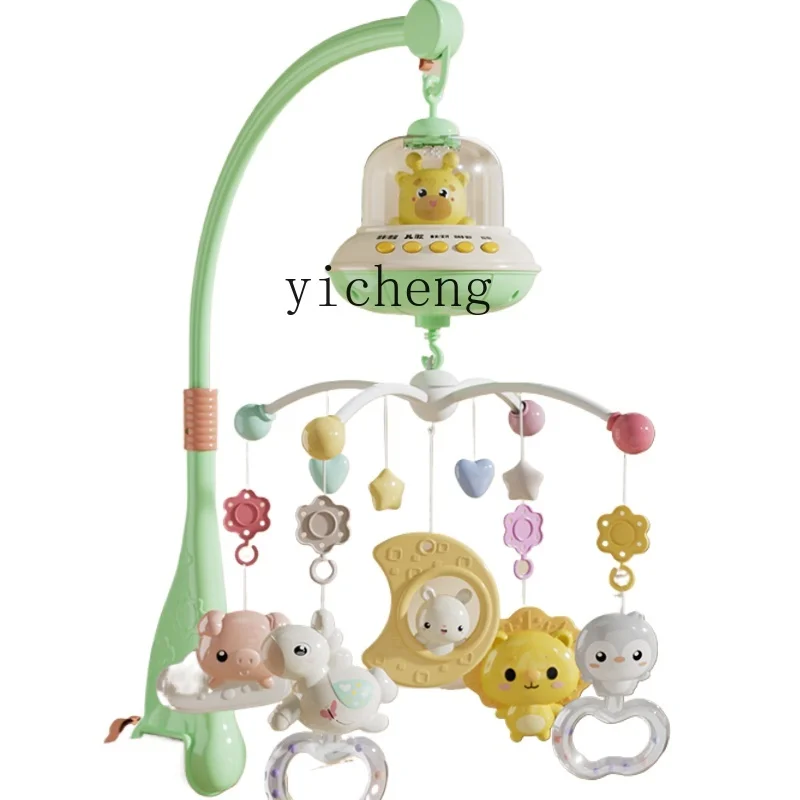 Tqh Newborn Bedside Rattle Hanging Rotatable Pendant Baby Comfort Toy Hanging Bed Bell