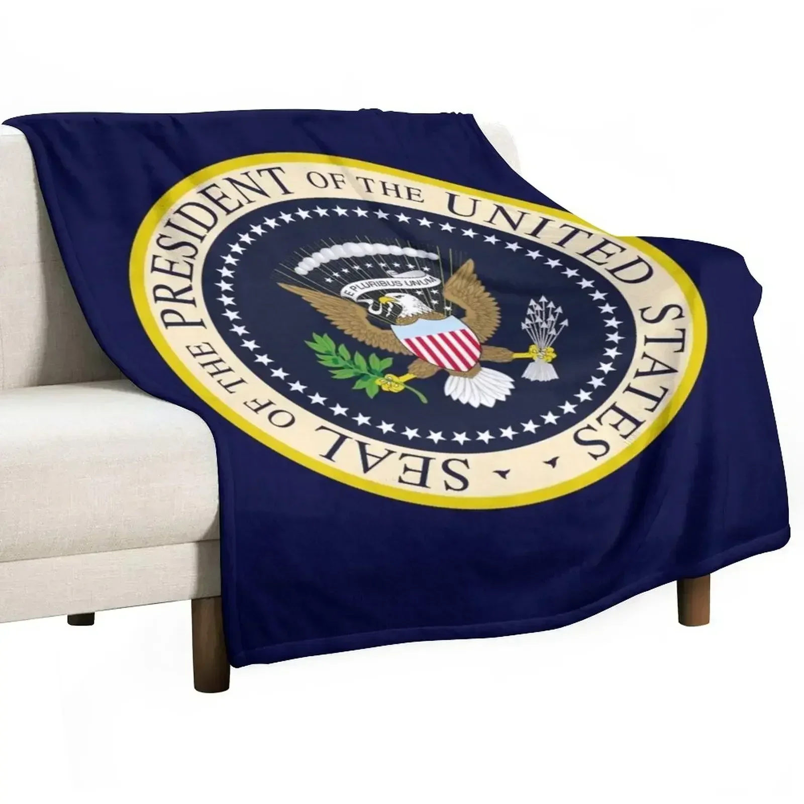 SEAL OF THE PRESIDENT OF THE UNITED STATES US USA Throw Blanket Fluffy Cozy Throw Blanket for Home Decor