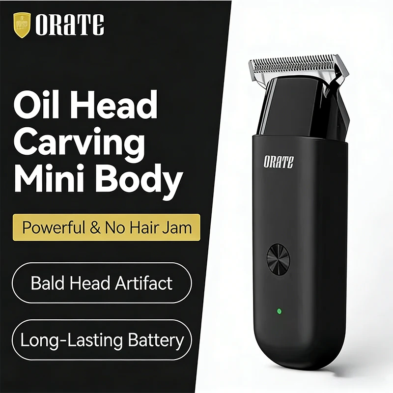 

Машинка для стрижки волос Orate OHC-205 Mini, 5500 об/мин, профессиональный триммер для мужчин, беспроводной электрический триммер для бороды