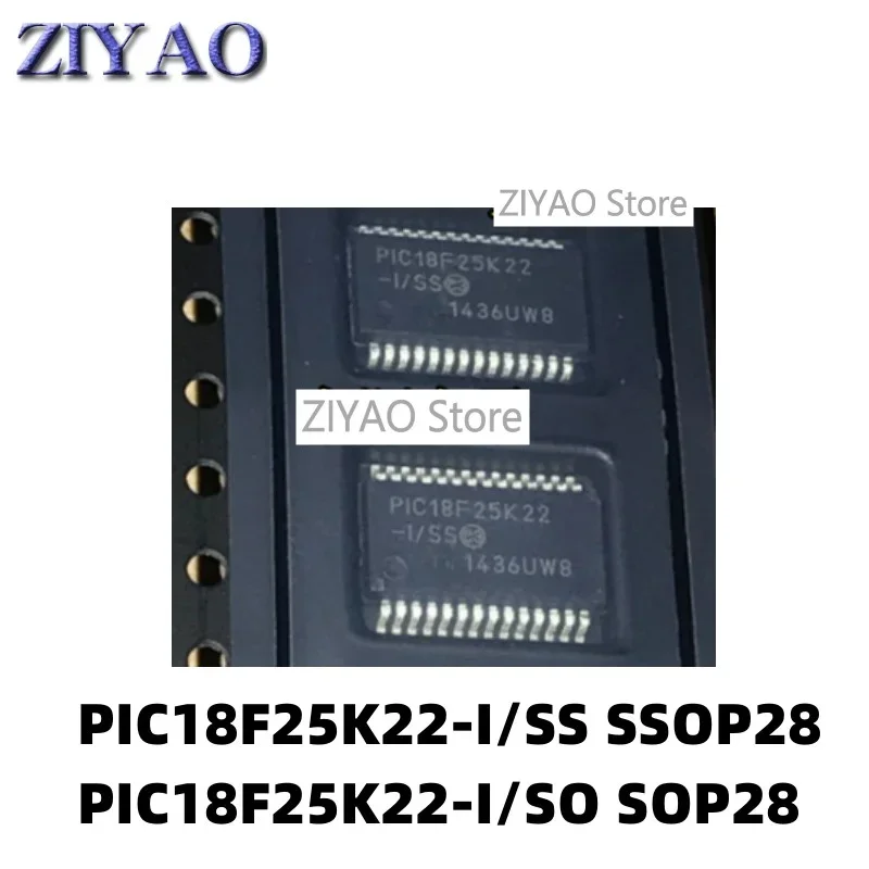 

5 шт. PIC18F25K22-I/SS SSOP28 PIC18F25K22-I/SO SOP28