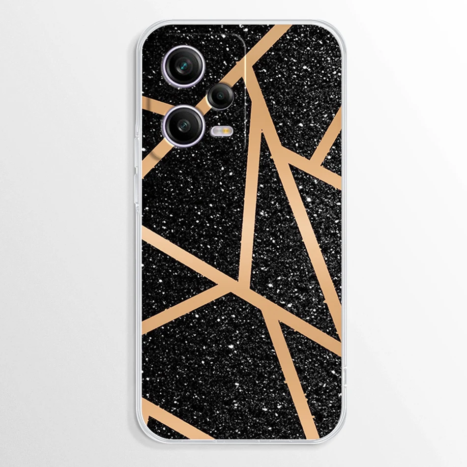 For Redmi Note 12 Pro Case Redmi Note 12S Cover Marble Soft Clear TPU Silicone Phone Cases For Redmi Note 12 Pro Plus 5G Bumper