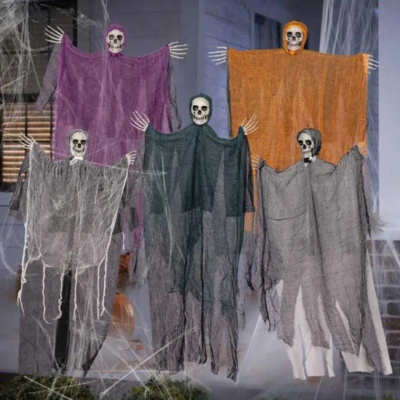 Versatile Halloween Skull Hanging Decor for Haunted House and DIY Decor