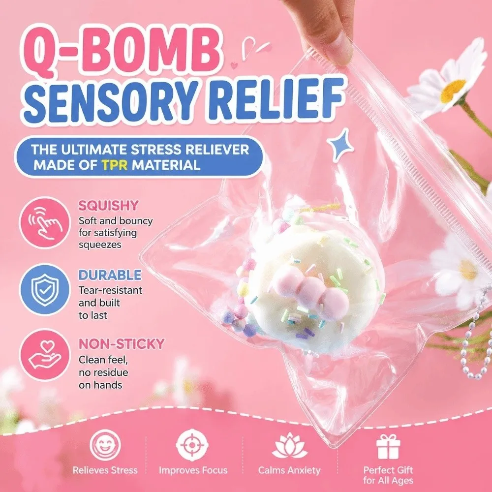 Soft Texture Stress Relief Toy Thick Muddy Texture Water-Feeling Squeeze Toy Simulated Design Slow Rebound Slow Rising Toy