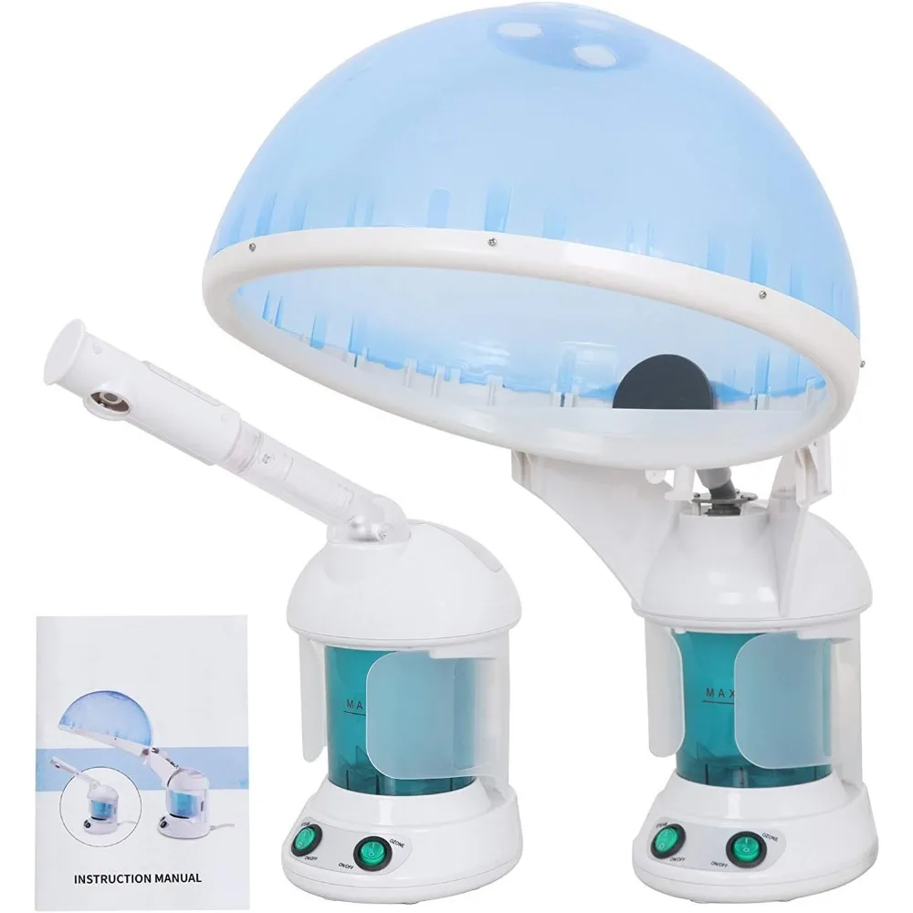 

Portable 3 in 1 Mini Facial Steamer Ozone Hair Table Top Home Salon Spa Face Steamer Beauty Skin Care Facial Atomizer w