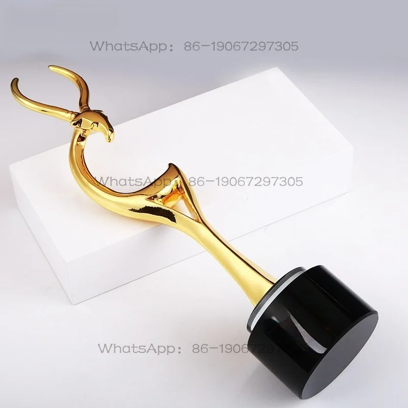 Metal Deer Trophy Custom Antelope Alloy Trophy