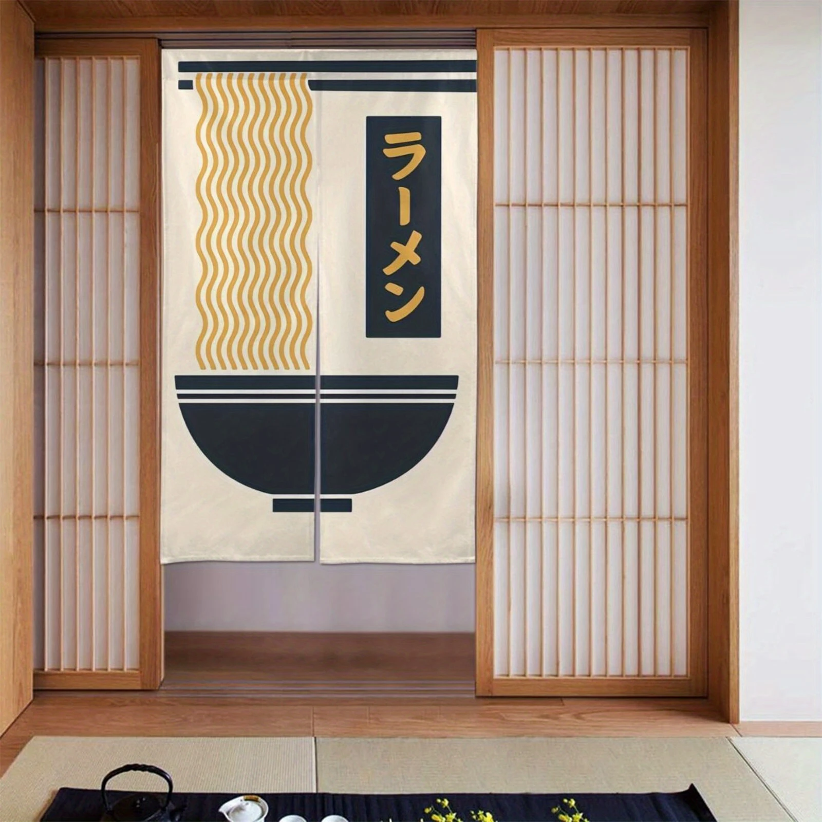 Commercial Kitchen Canopy - VIKAMA Ramen Bowl Japanese-Style Door Curtain