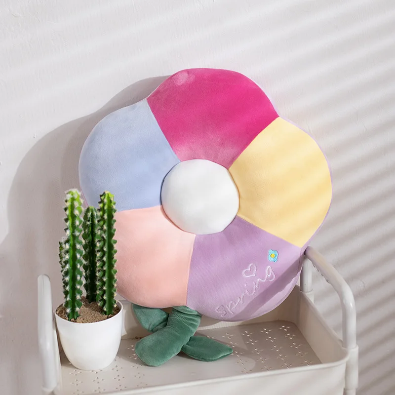 Cartoon Simulation Pflanze Blume Distel Lila Kirschblüte Plüsch Spielzeug für Kinder für Home Dekoration Gefüllte Pflanze Geschenke