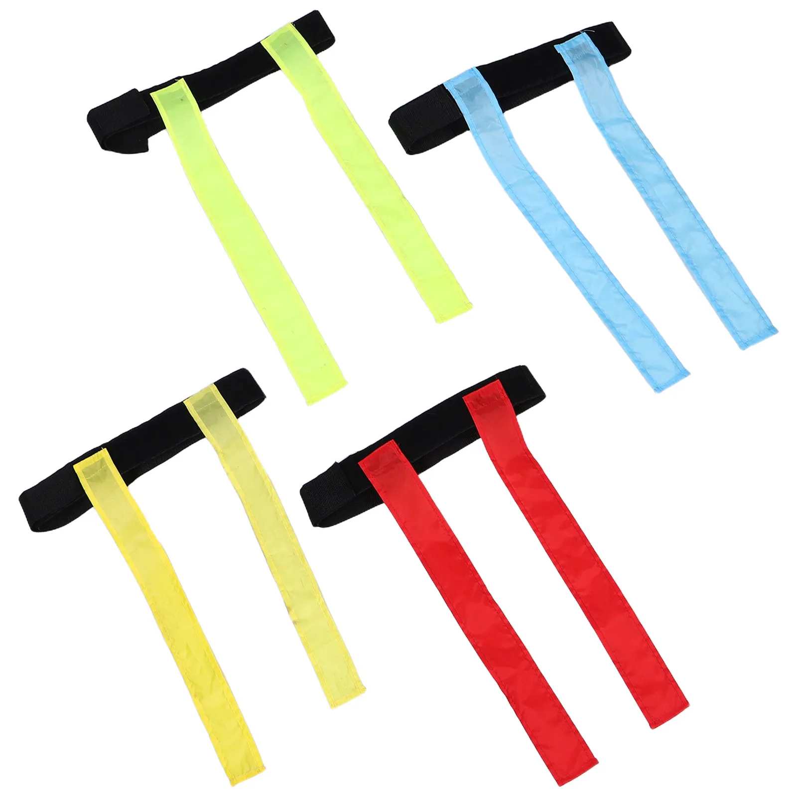 

4Pcs Waist Flag Belts Set Flag Football Equipment for Youth Outdoor Games Rugby Soccer Training Tag Activities Comfortable