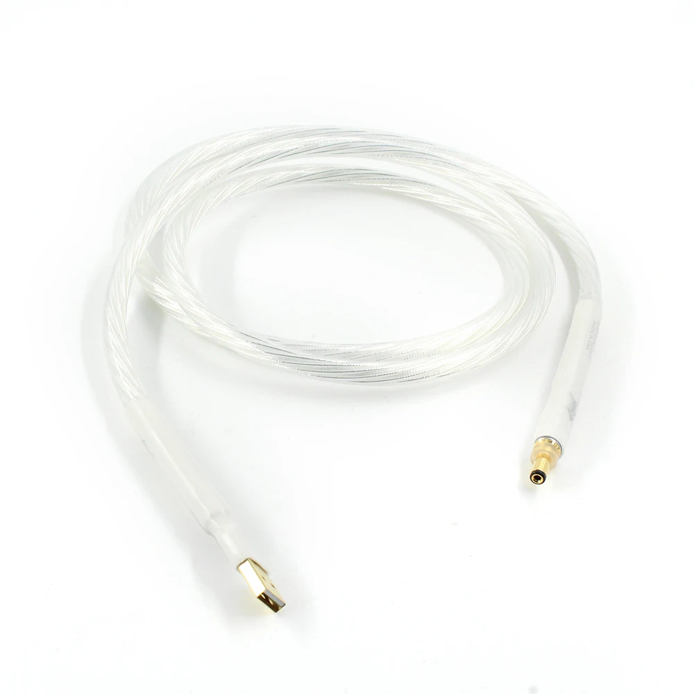 Nordost odin Silver Plated DC Cable HIFI Power DC Cable With Oyaide DC Plug TO USB ,DC TO USB Cable