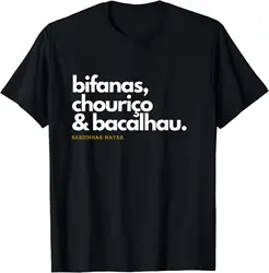 Portugal Food Shirt, Bifanas, Chourico, Bacalhau, Portuguese T-Shirt