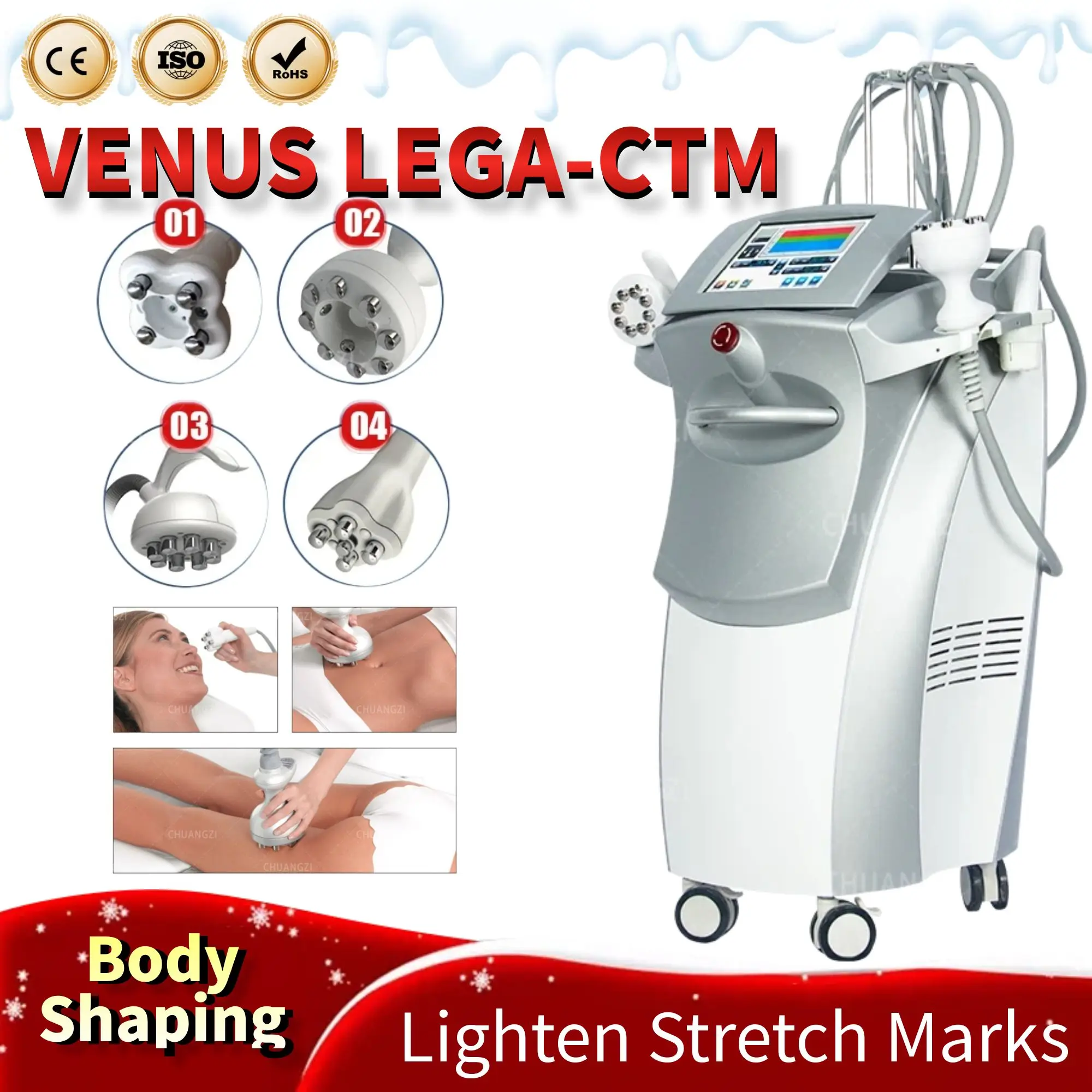 NEW LEGA-C™ Multi Functional Integrated Cavitation Machine Lighten Stretch Marks Body Shaping Firm skin Lighten cellulite