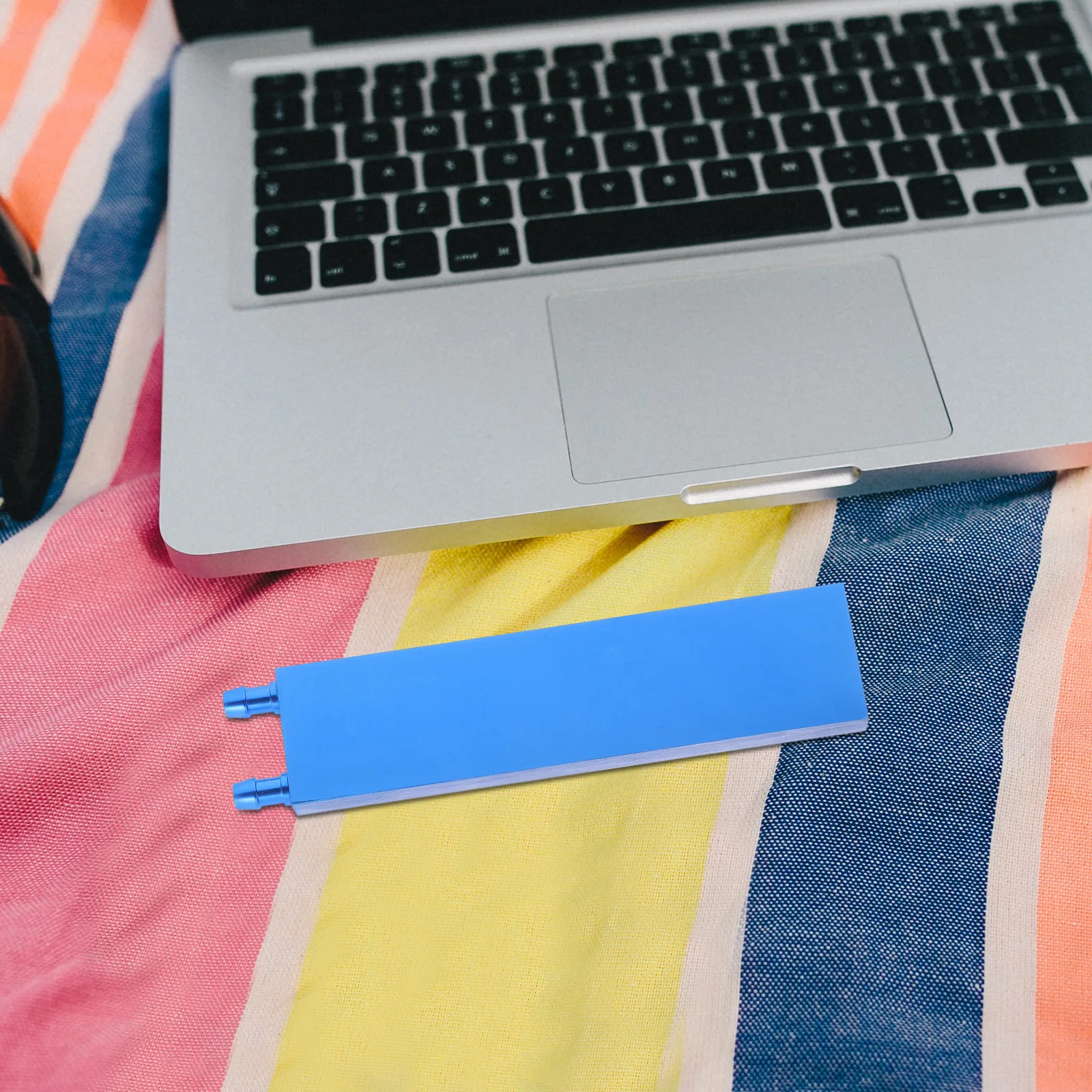 الألومنيوم وحدة المعالجة المركزية المبرد كتلة تبريد المياه 40x120 مللي متر الجانب منفذ السائل المبرد للكمبيوتر GPU برودة ملحقات الكمبيوتر بالوعة الحرارة