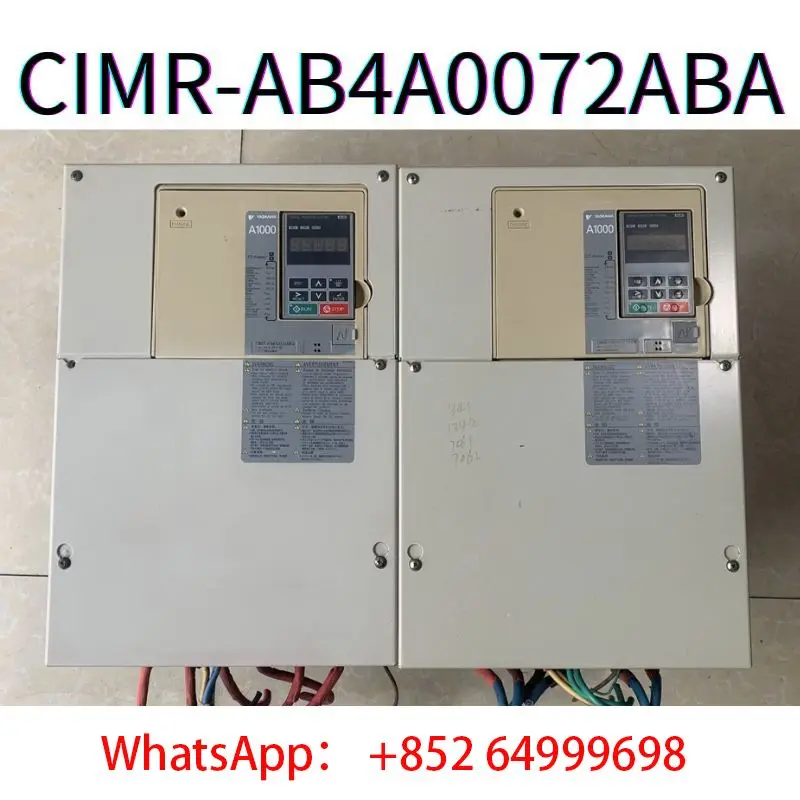 

second-hand CIMR-AB4A0072ABA A1000 frequency converter 37KW/30KW tested ok