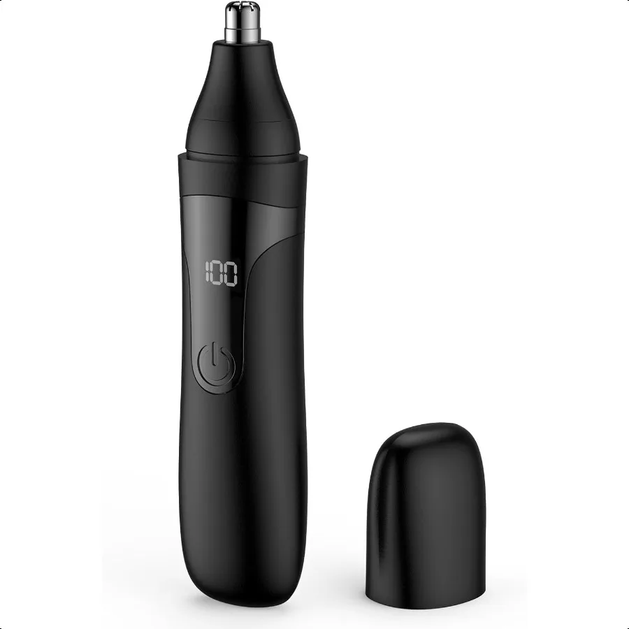 

Nose Hair Trimmer Rechargeable Profional Painl Nose Trimmer for Ear and Eyebrow with Dual Edge Blades Easy Cleaning and Washing