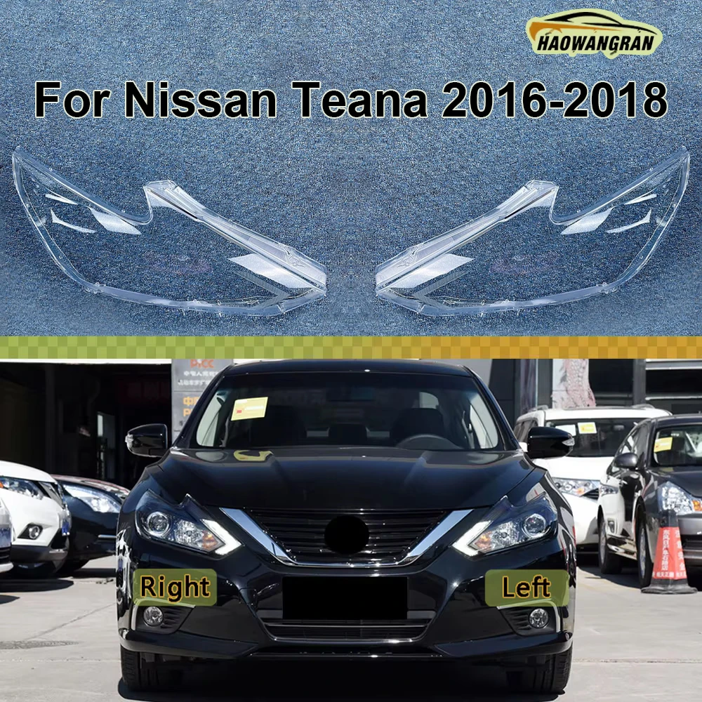 

For Nissan Teana 2016 2017 2018 Headlight Cover Transparent Lampshade Lamp Lens Headlamp Shell Plexiglass Auto Replacement Parts